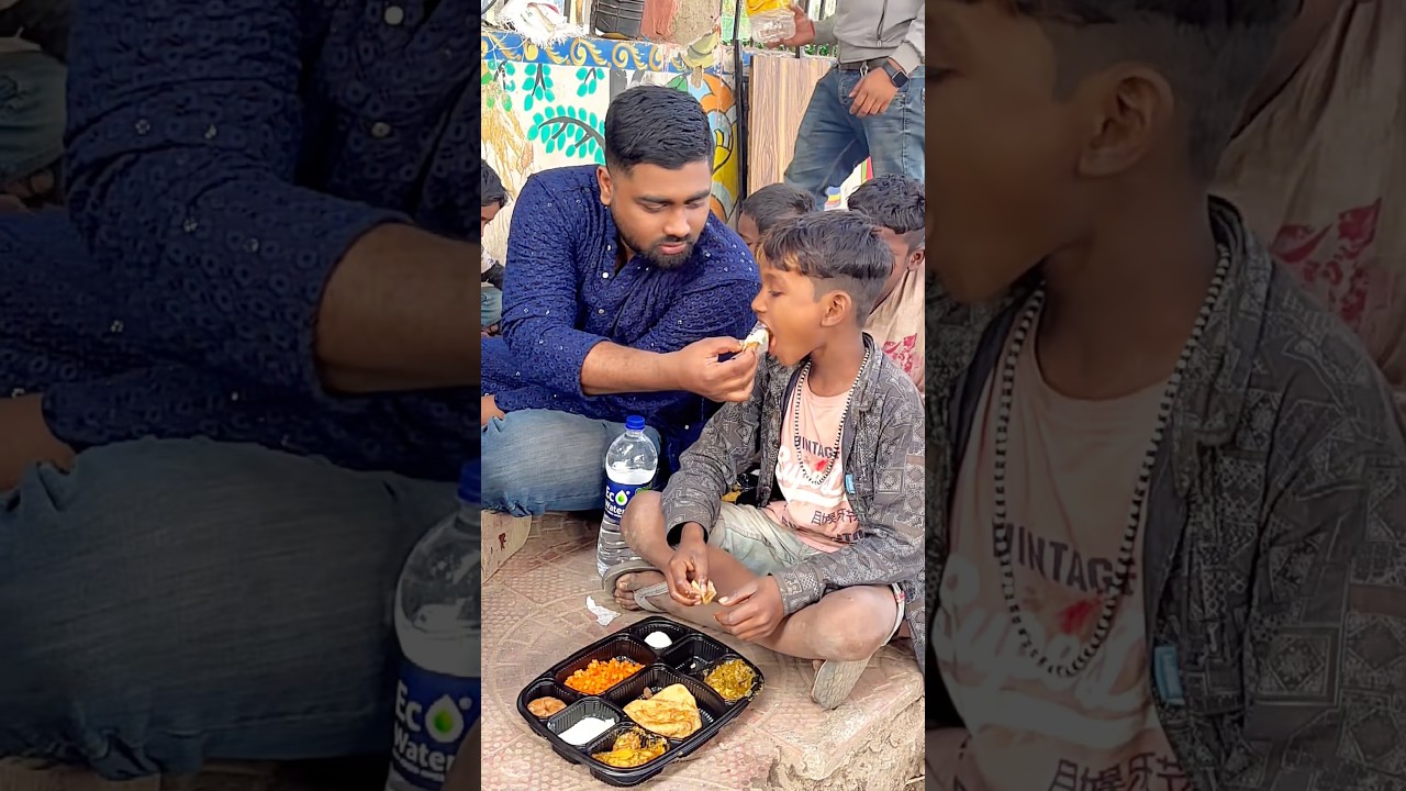 Day-362/365  | poor social experiment | helping hungry people | homeless man   