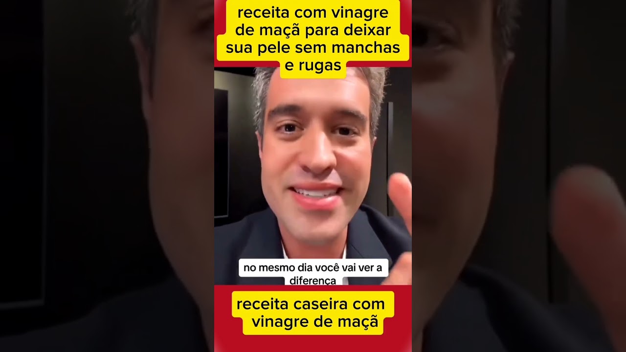RECEITA VINAGRE DE MA&Ccedil;A MA&Ccedil;A E CREME NIVEA PARA PELE