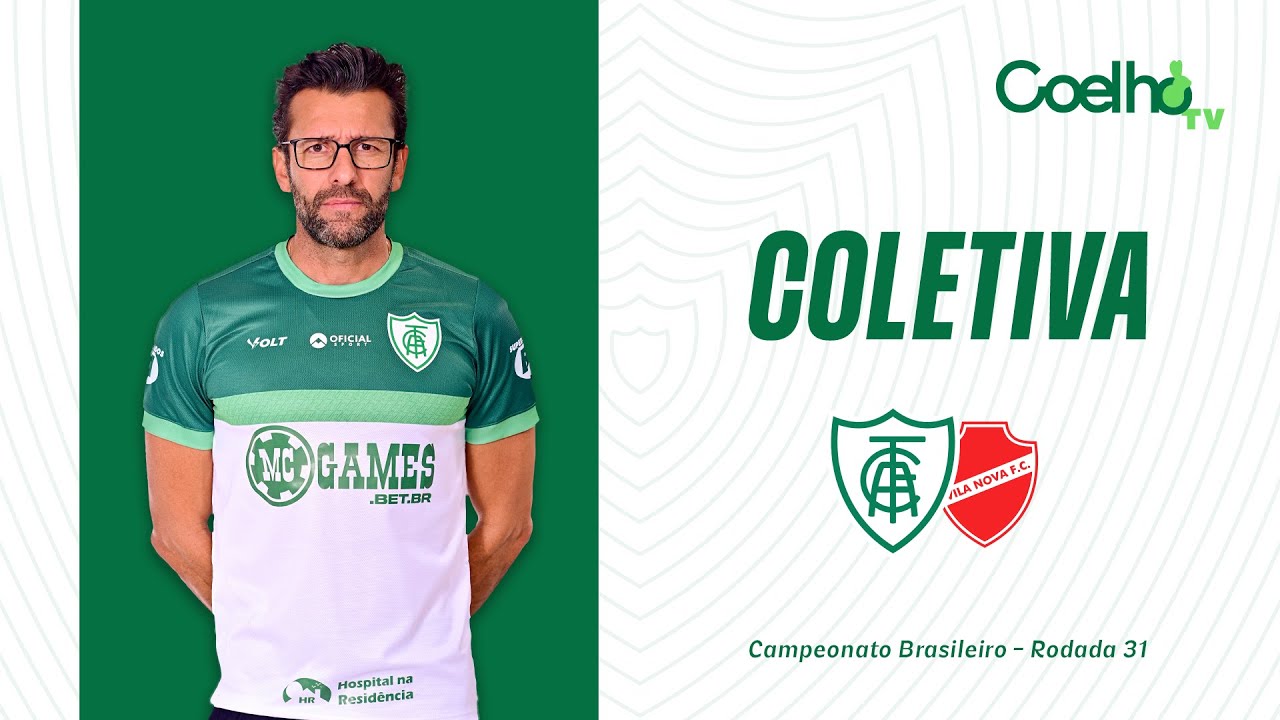 Entrevista Coletiva Alberto Valentim - América  x Vila Nova  | Coelho TV