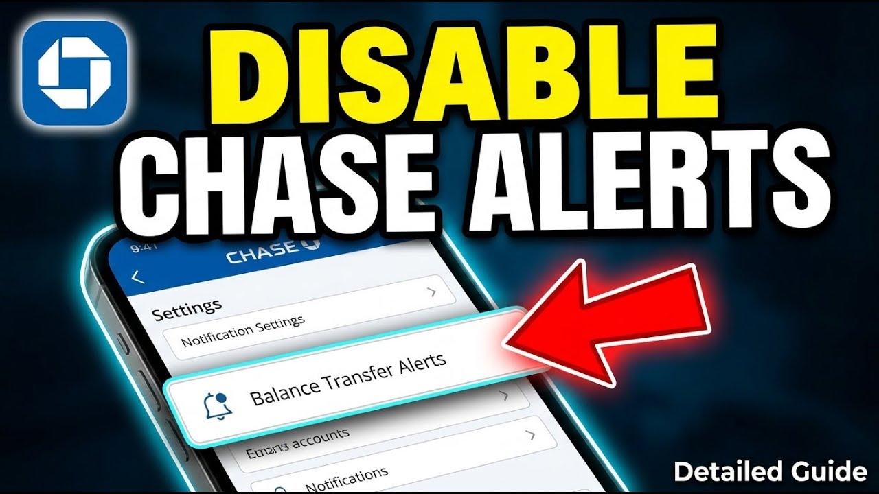 How to disable balance transfer notifications with Chase - Detailed Guide