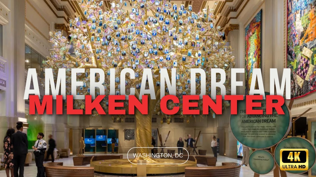 Milken Center for Advancing the American Dream Walking Tour 4K Washington DC