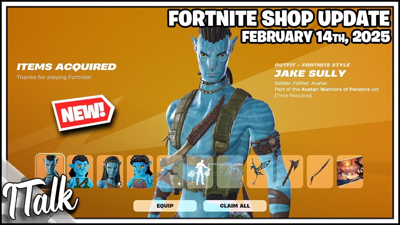 *NEW* AVATAR WARRIORS OF PANDORA! Fortnite Item Shop [February 14th, 2025] (Fortnite Chapter 6)