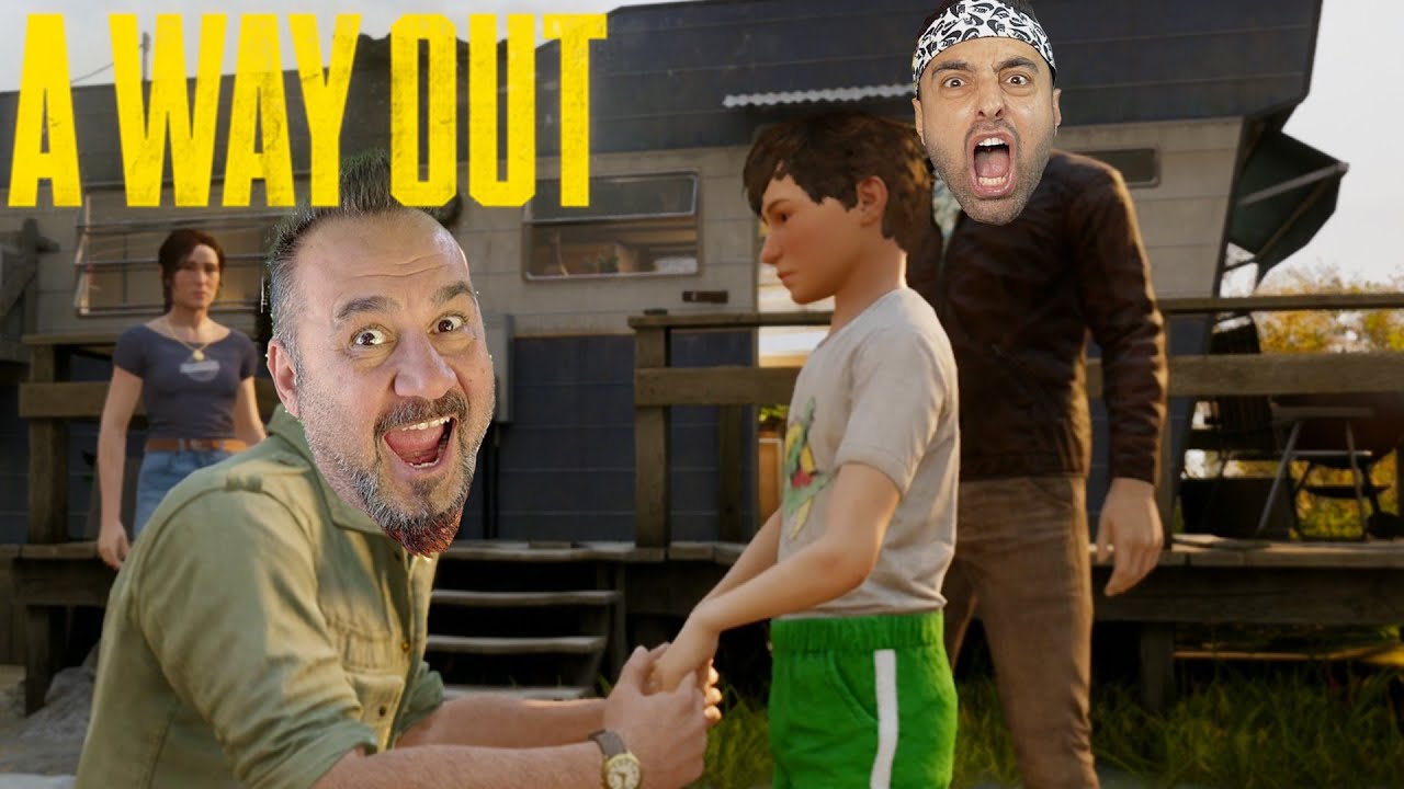 OĞLUMA KAVUŞTUM ama YİNE POLİS GELDİ! SESEGEL ve ÜMİDİ PS5 A WAY OUT 2025 4. BÖLÜM