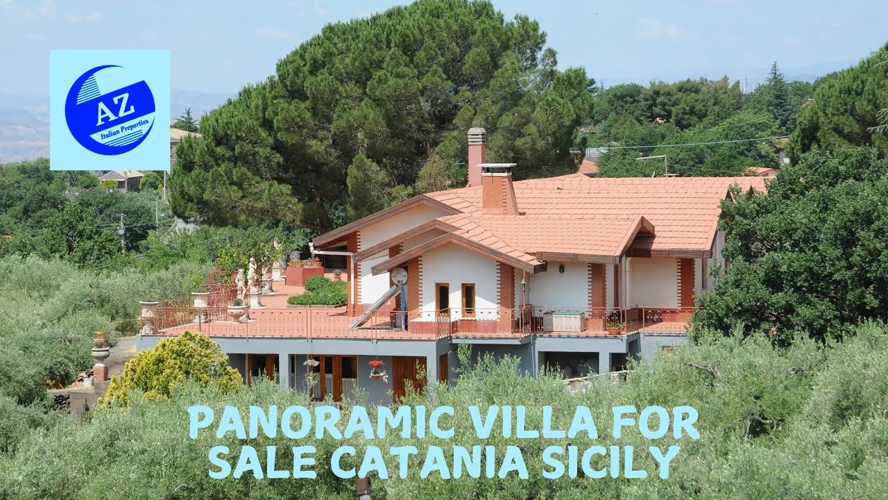 Explore THIS STUNNING Panoramic Villa for Sale in Catania Sicily