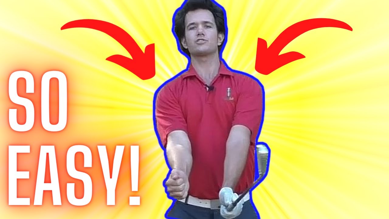 GORILLA GLUE Your Arms to Your Side in the Golf Swing to Hit the Ball Consistently Long and Straight