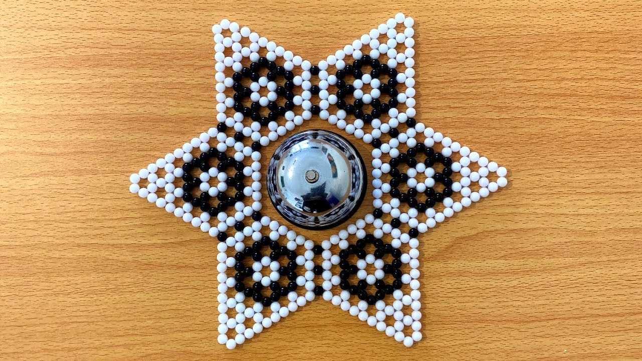 How to make a Star Table Mat using Beads // Home Decor Table Mat (DIY, Easy tutorial)