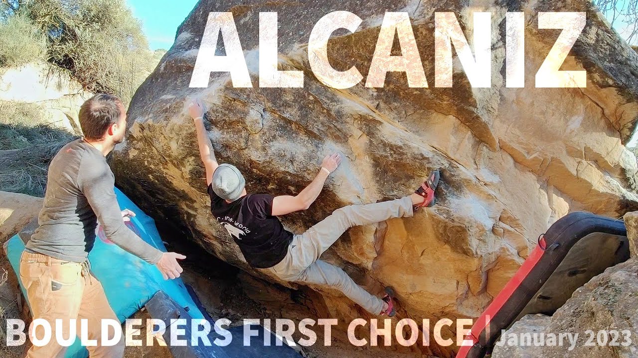 Bouldering Alcaniz January 2023 - Boulderers first choice!