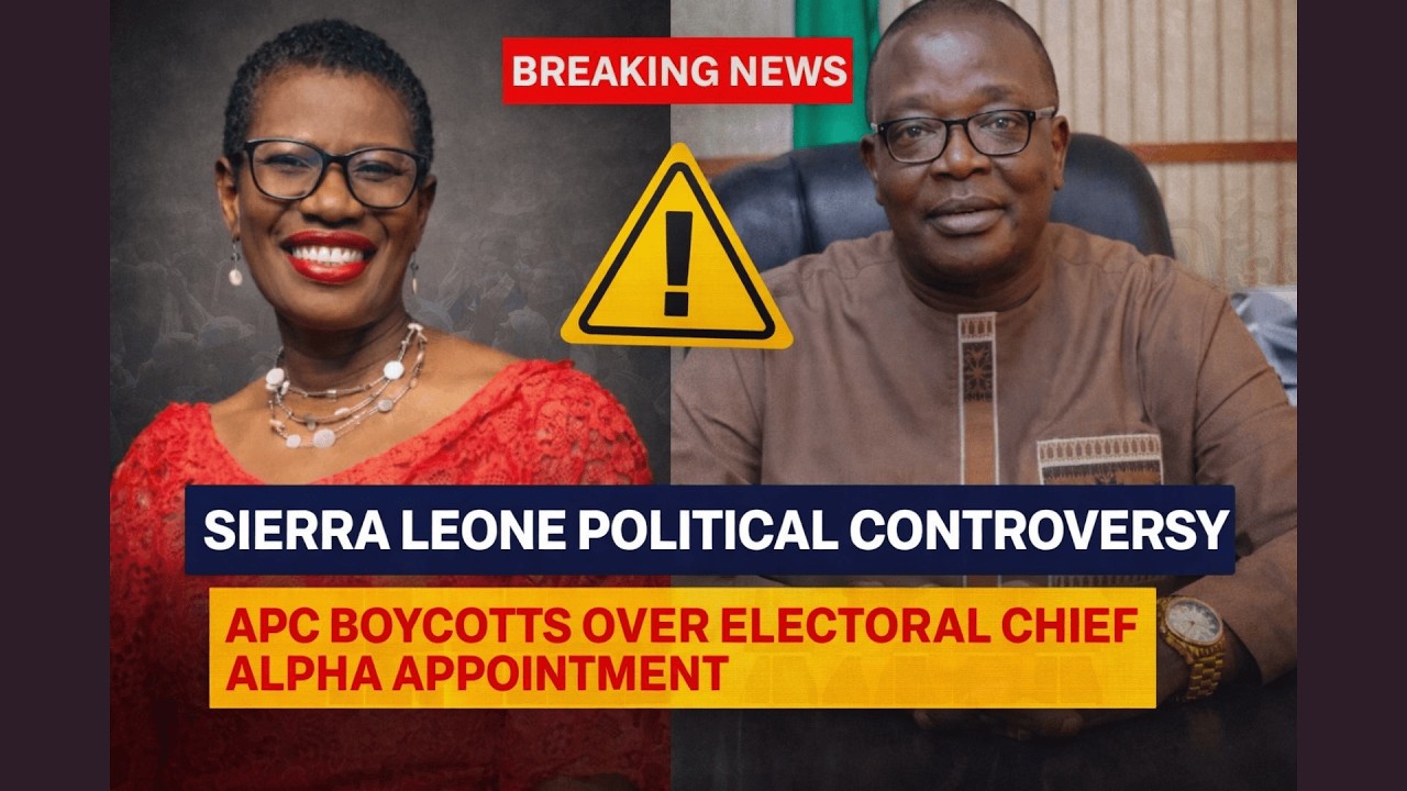 Sierra Leone Political Crisis? APC Boycott Sparks Debate Over ECSL Chief Edmond Alpha’s Appointment