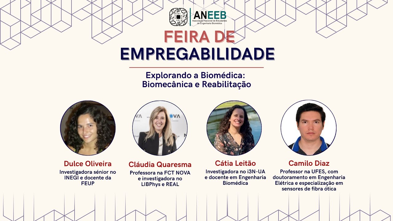 Feira de Empregabilidade - Explorando a Biomédica: Biomecânica e Reabilitação