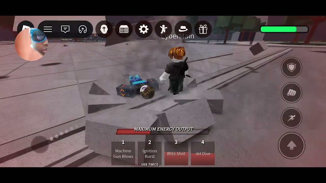 Playing with my friend cyber 