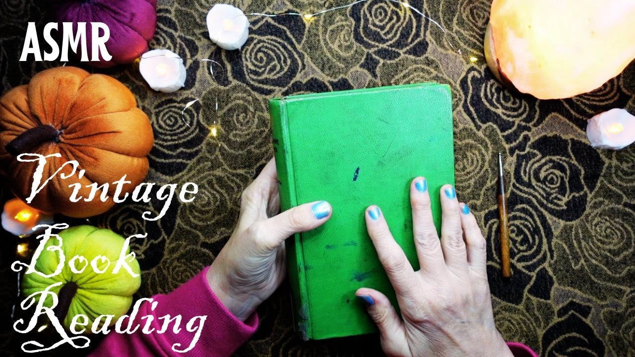 ASMR | Request! Whispered Vintage Book Reading with a Pointer!