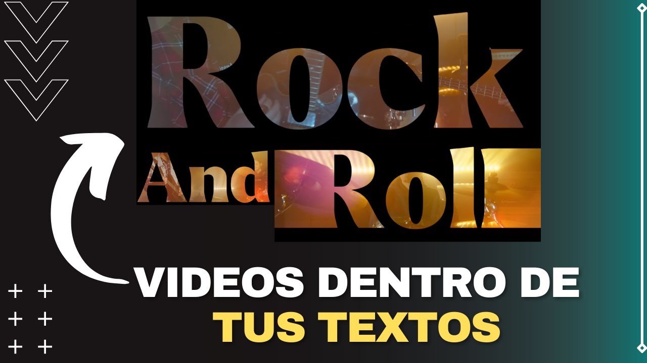 Agrega VIDEOS DENTRO DE TUS TEXTOS 🤯 | TUTORIAL APP: CAPCUT 📲