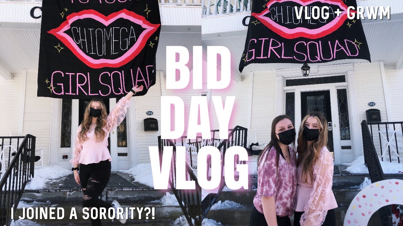 SORORITY BID DAY VLOG 2021