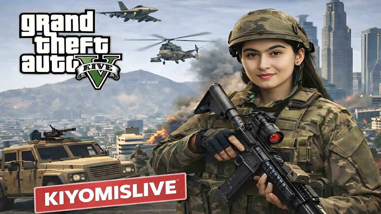 GTA 5 gangster Story Mode LIVE 😍 |Kiyomislive #livestream #gta5 #girlgamer