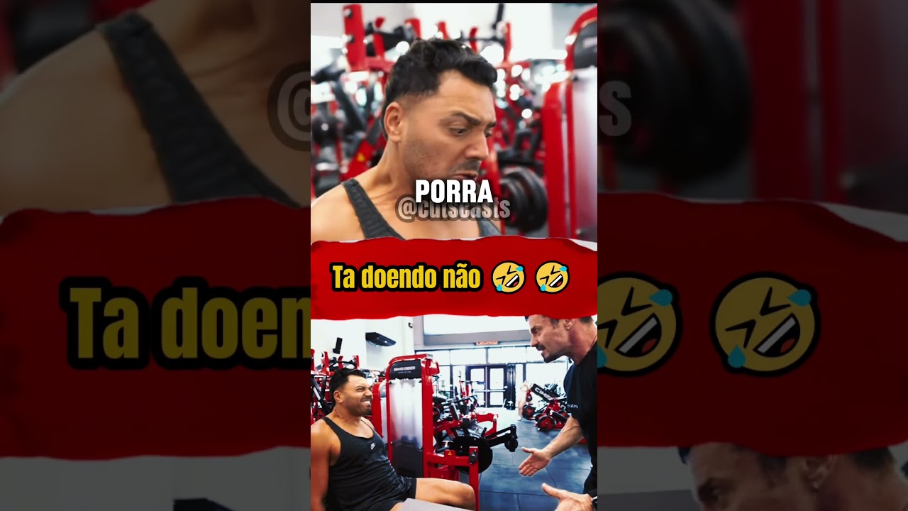 T&aacute; doendo n&atilde;o 🤣🤣🤣#humor #cariani #tirulipa #gym