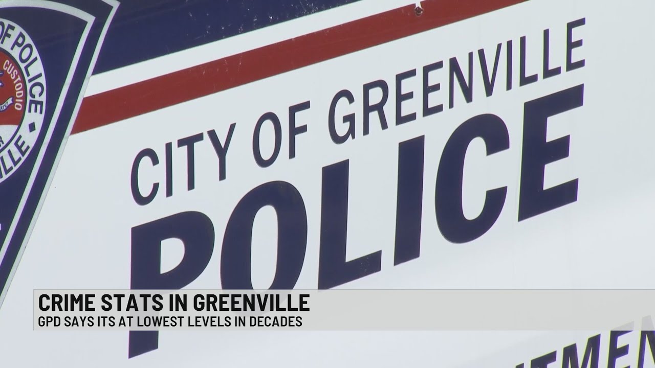 Greenville PD reports lowest crime rates in 25 years