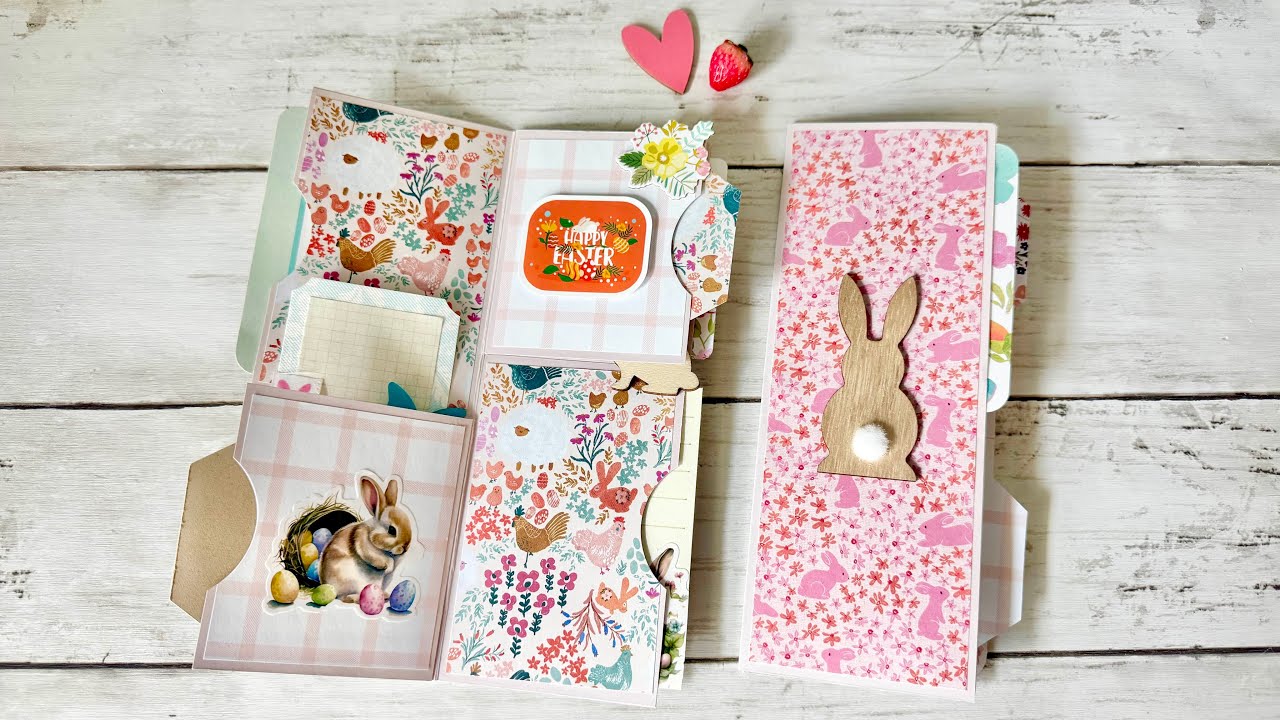 Slimline Tall & Skinny Easter Flip Book using 6x8 Paper