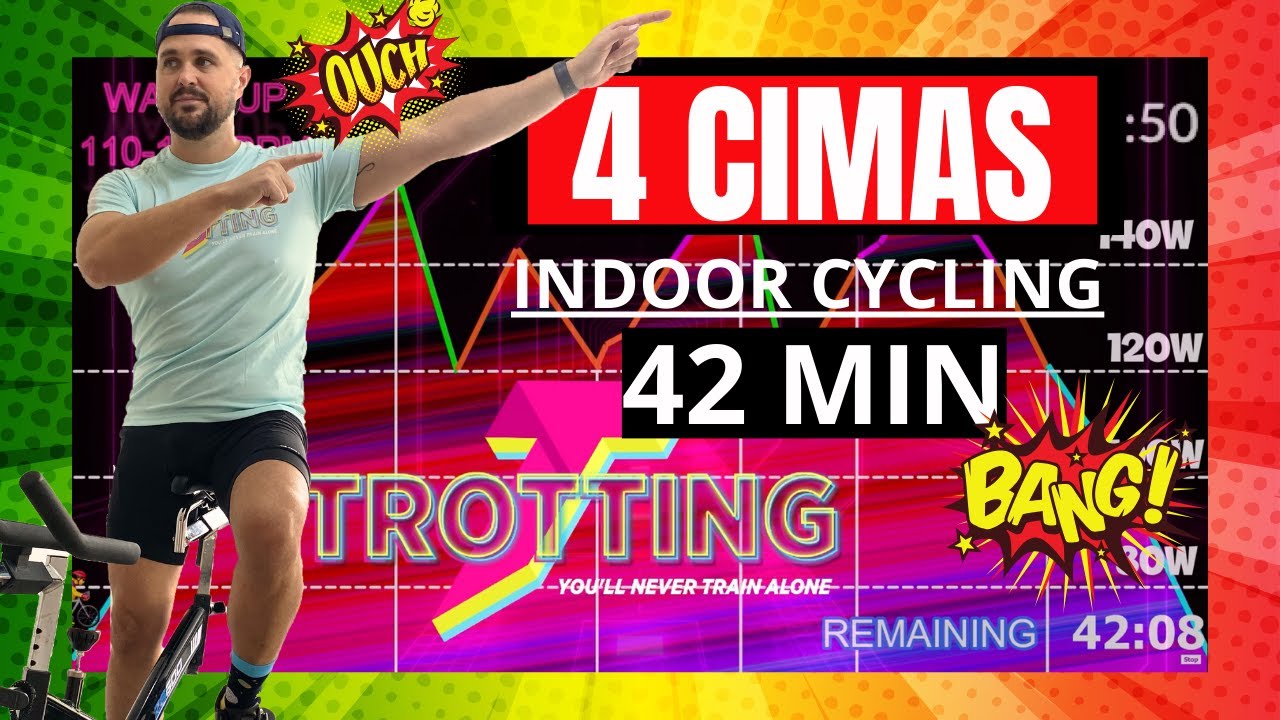 ¡Desafío de Altura! 42 Min. Clase Spinning [4 CIMAS] 700 Kcal: Supera tus Límites 🚴‍♂️🏞️💦