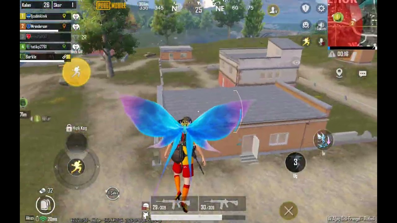 Pubg mobile'nin yeni güncellemesine  oynadım
