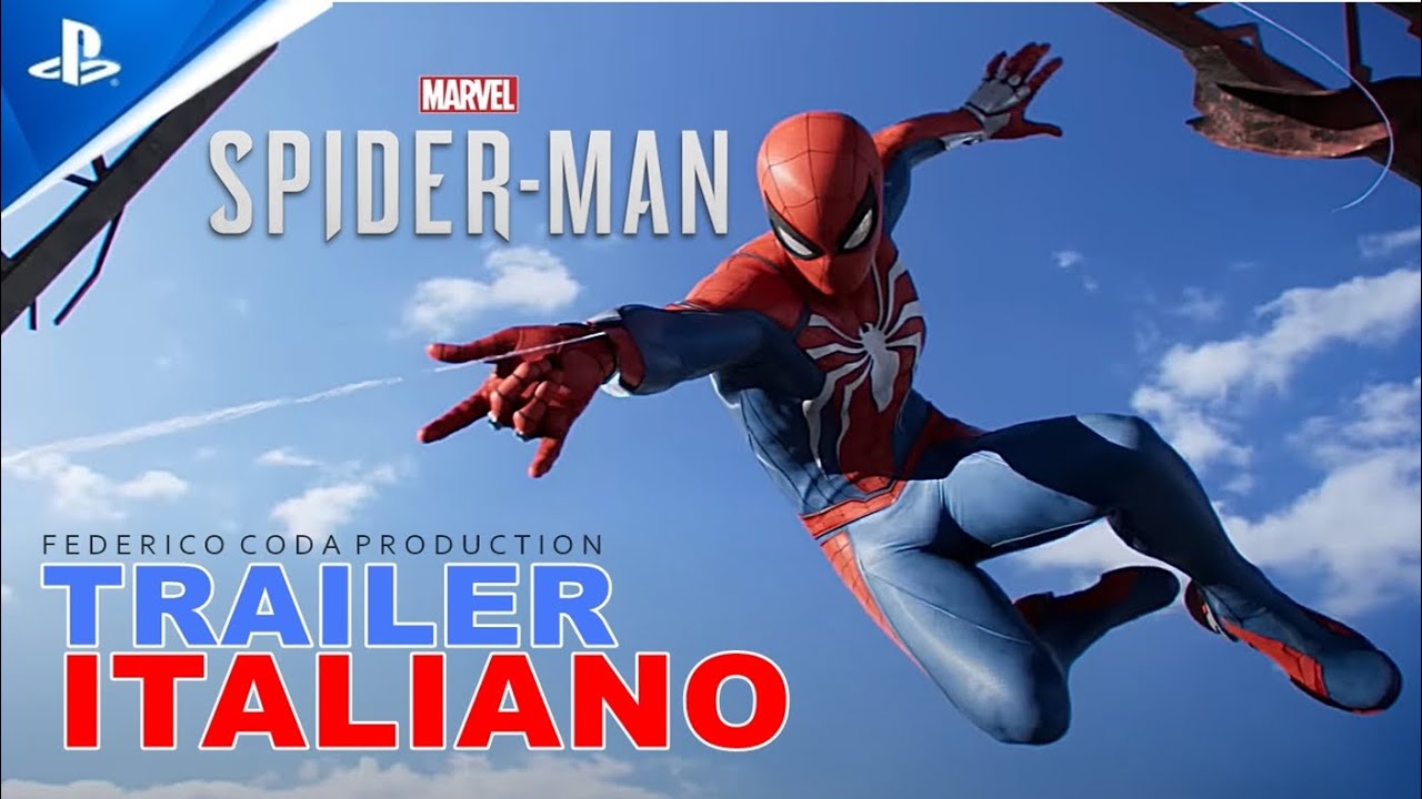 MARVEL SPIDER MAN PS4 TRAILER ITA