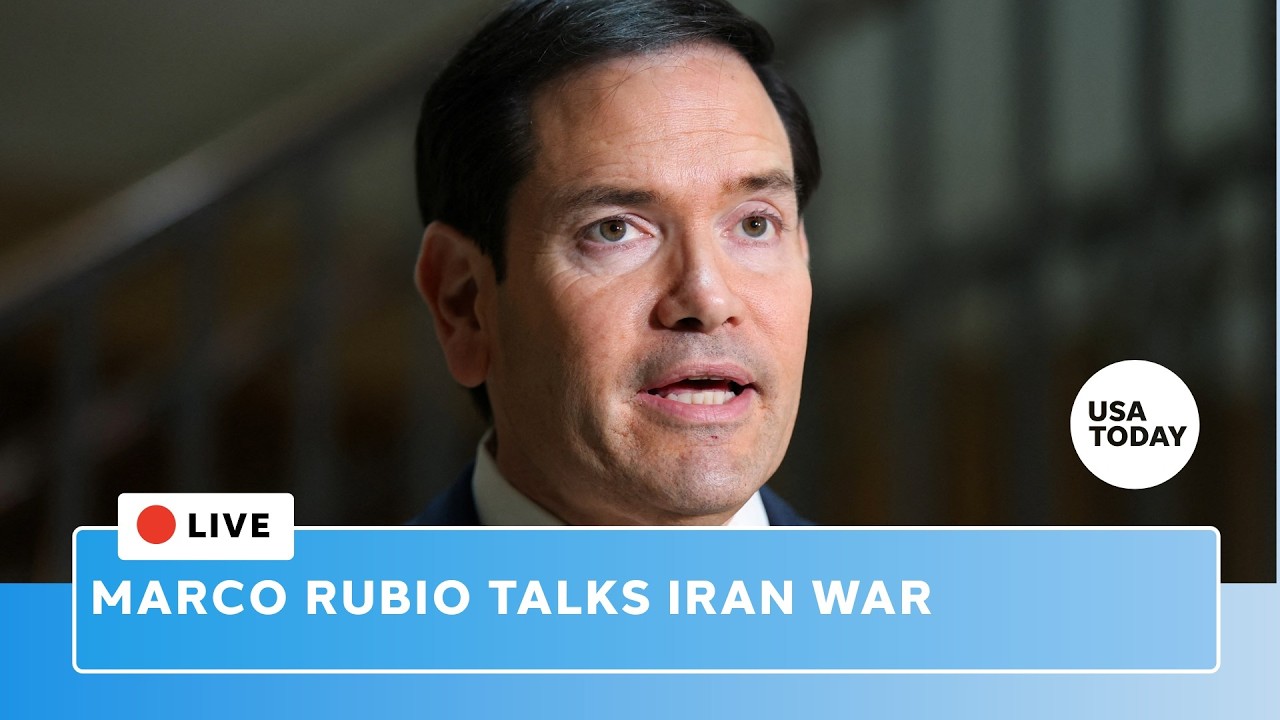 LIVE: Marco Rubio talks Iran war after US, Israel strikes and Iran's counter attacks