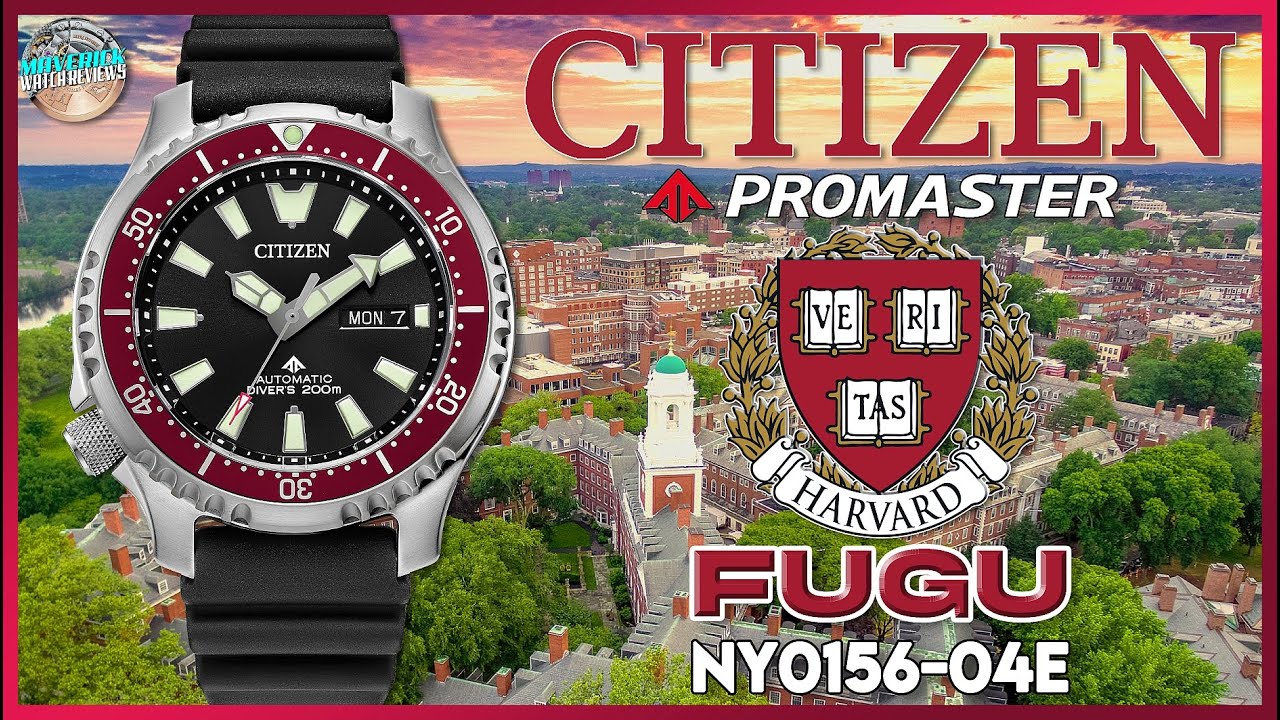 VE RI TAS! | Citizen Promaster Harvard FUGU 200m Automatic NY0156-04E Unbox & Review