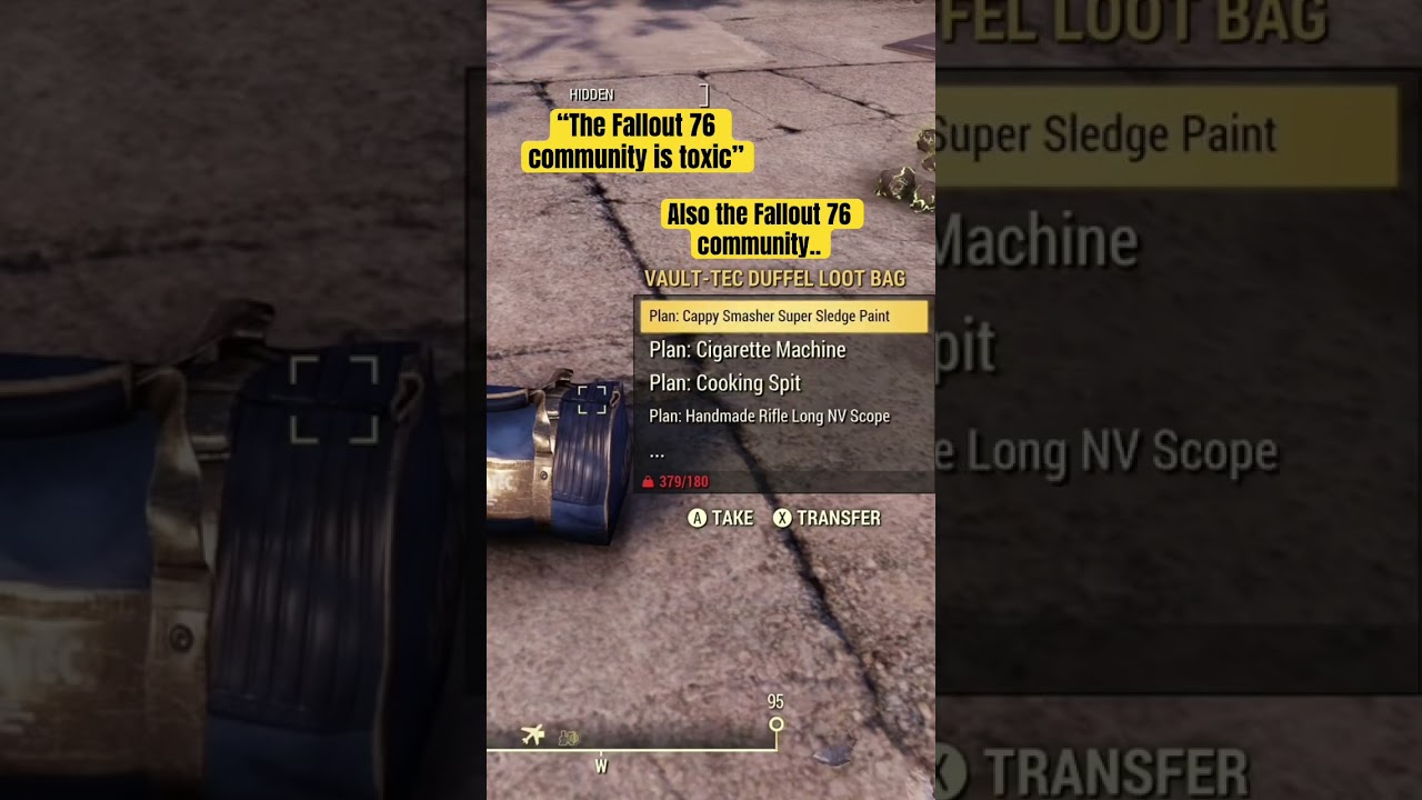 Fallout 76 as a new player.. #shorts