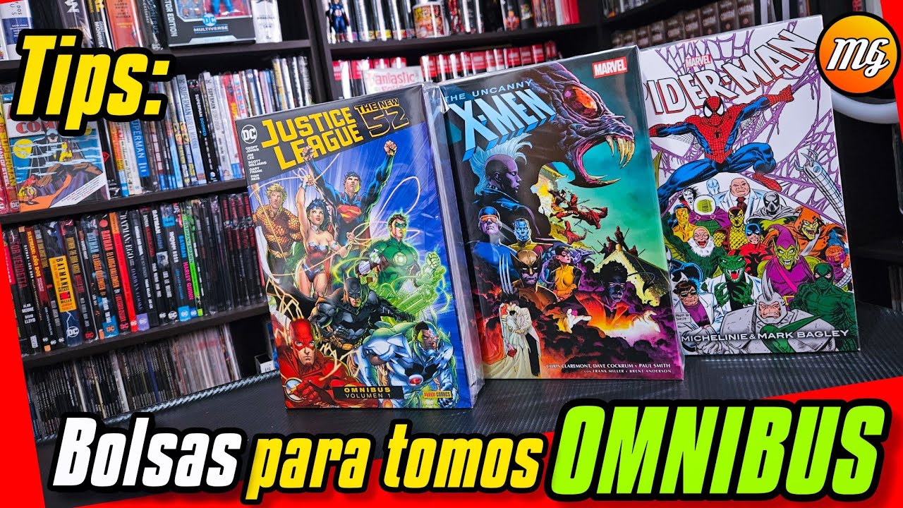 😎¡Por fin! ¿Qué bolsas uso para guardar mis tomos Omnibus? ¿Por qué los protejo así? Tips