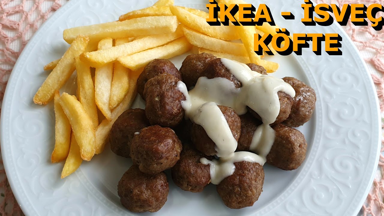 İSVEÇ KÖFTE TARİFİ  İKEA KÖFTE TARİFİ