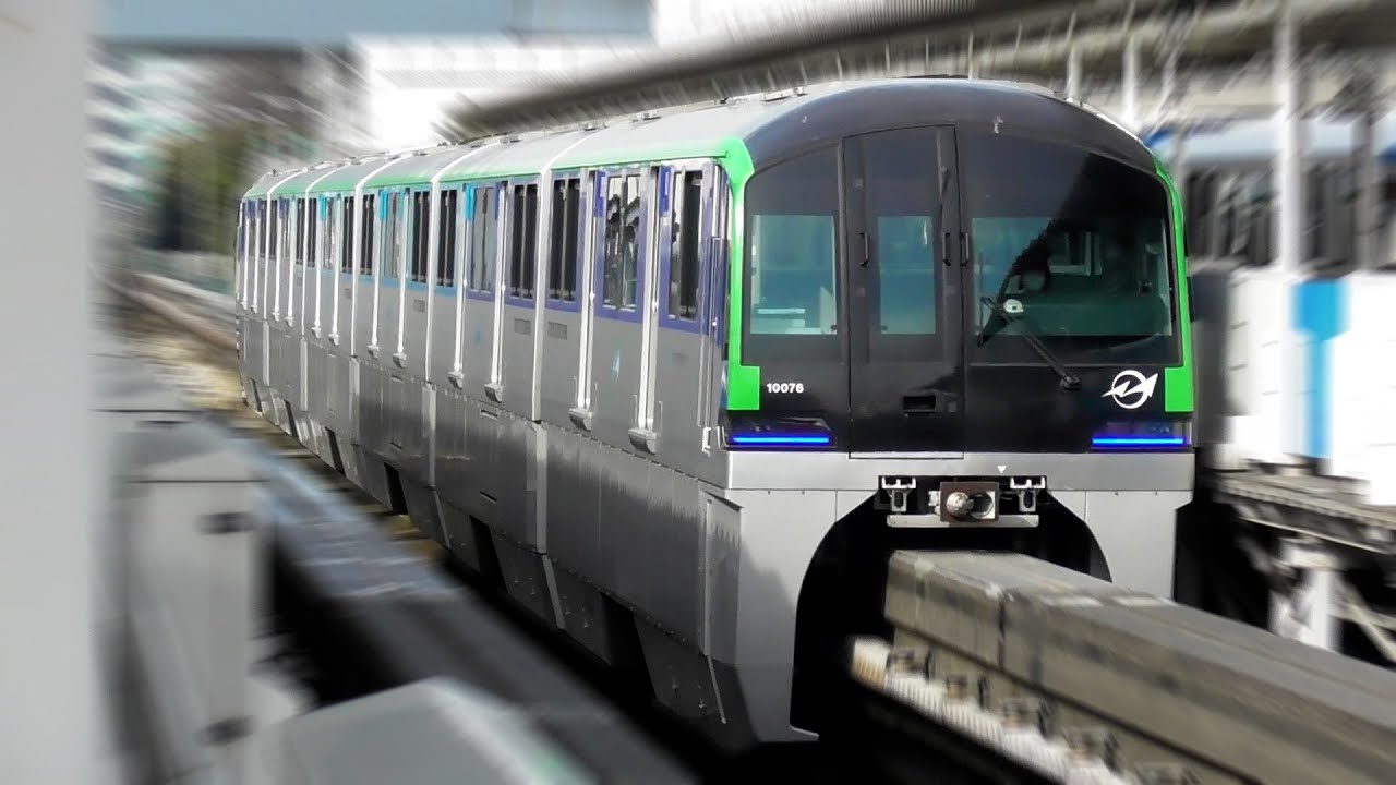 【速すぎ】東京モノレール昭和島駅 高速通過・発着シーン集