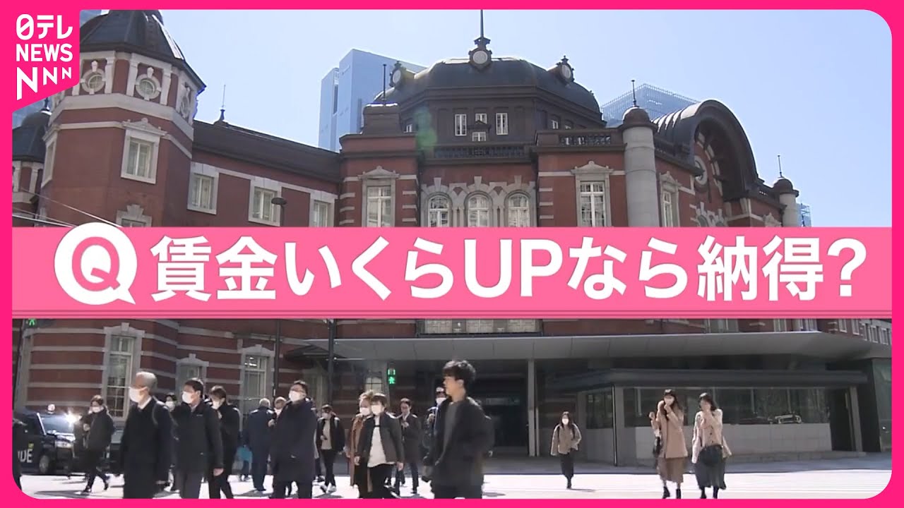 【きょうの1日】納得できる賃上げ額は？  春闘「集中回答日」 懐にも春は訪れるか