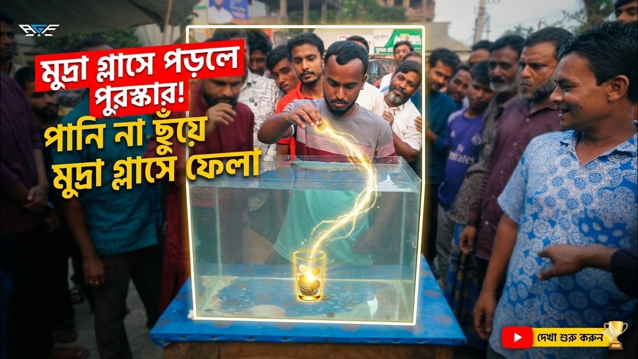 MOMENT OF TRUTH: DROPPING COINS WITHOUT TOUCHING WATER! 🤯🪙💧