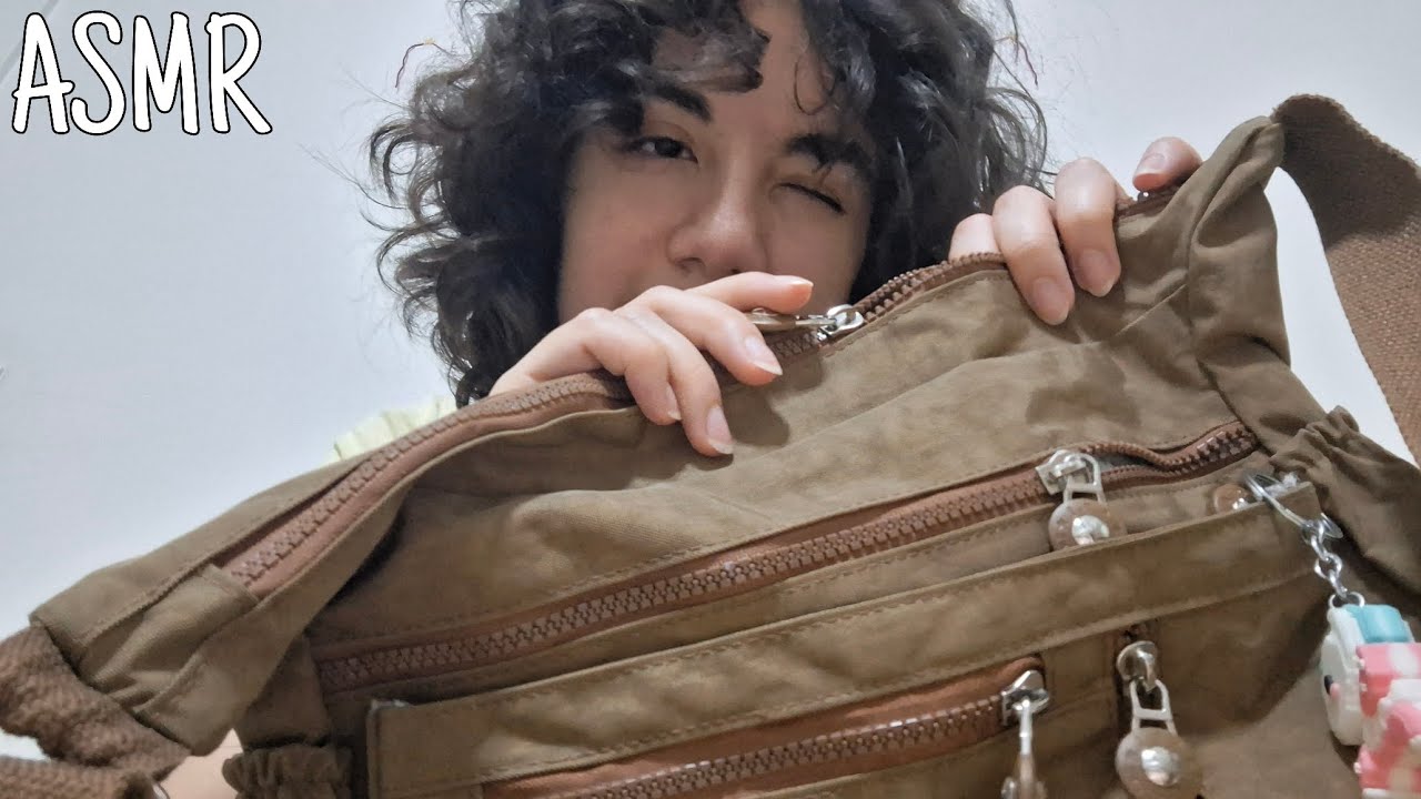 asmr / zipper sounds on my bags! / 
