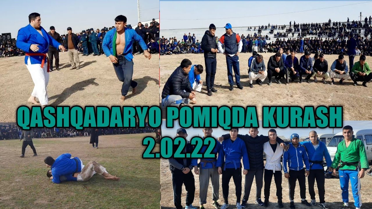 QASHQADARYO VILOYATI MIRISHKOR TUMANI POMIQ SHAHARCHASIDA KATTA KURASH 2.02.22
