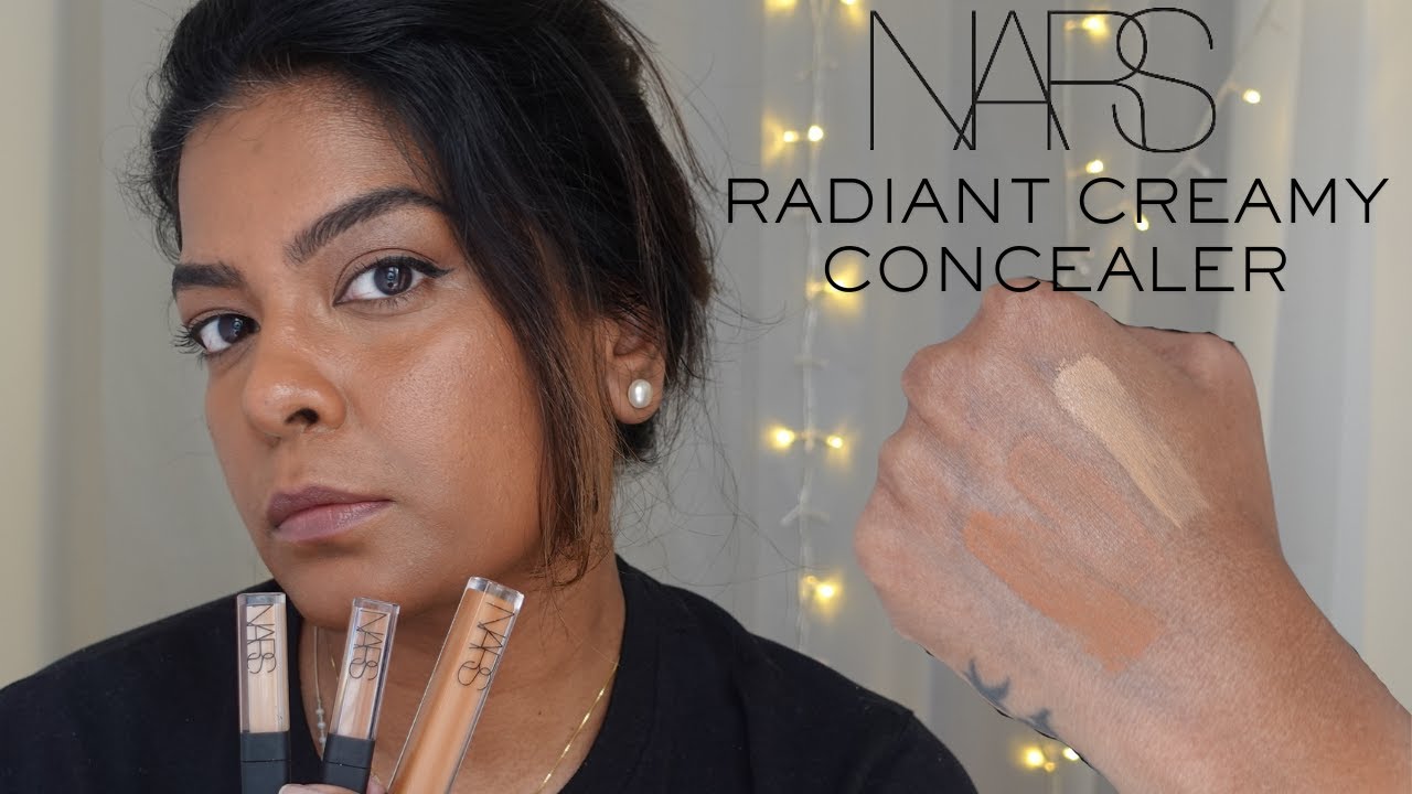 Образцы консилера NARS Radiant Creamy Concealer и тест на стойкость