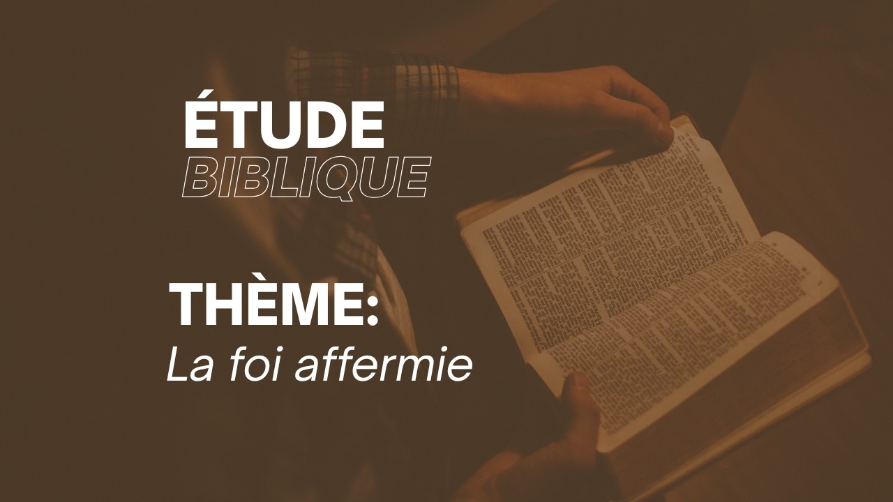 Culte dominical | 01.03.2026 | LA FOI AFFERMIE (part.3)