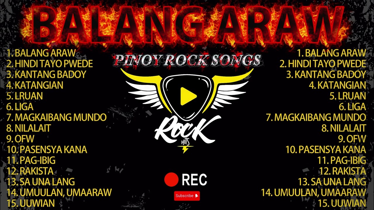 BALANG ARAW - New OPM Rock Music Playlist | Pinoy Rock Songs 2025