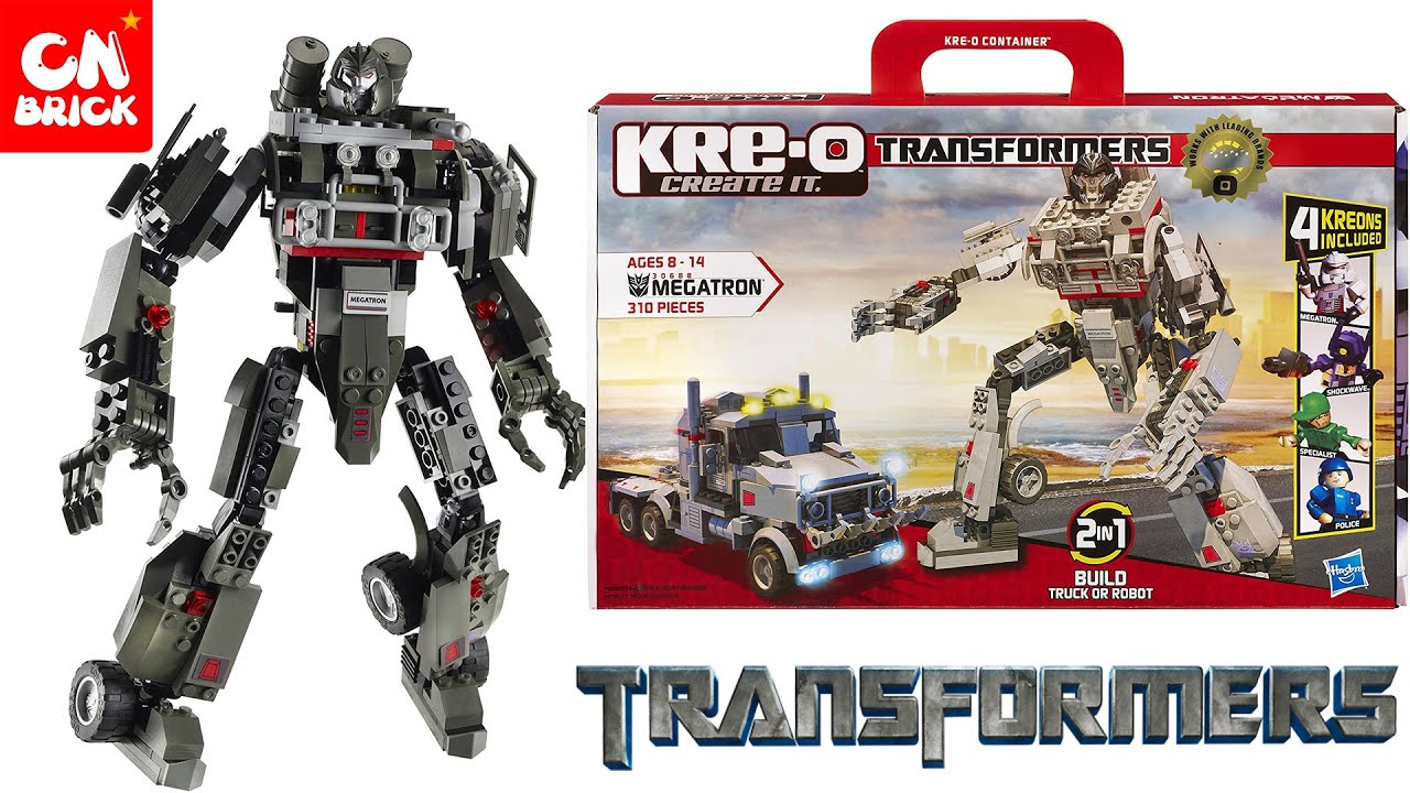 Unoffical LEGO TRANSFORMERS MEGATRON  KRE O HASBOR 30688 SPEED BUILD