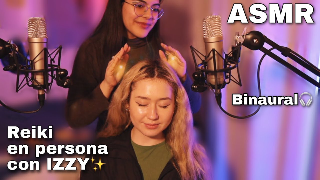 Sesión de Reiki y relajación a @sinalefaa  ✨ campanas koshi, limpieza energética [Real Person ASMR]