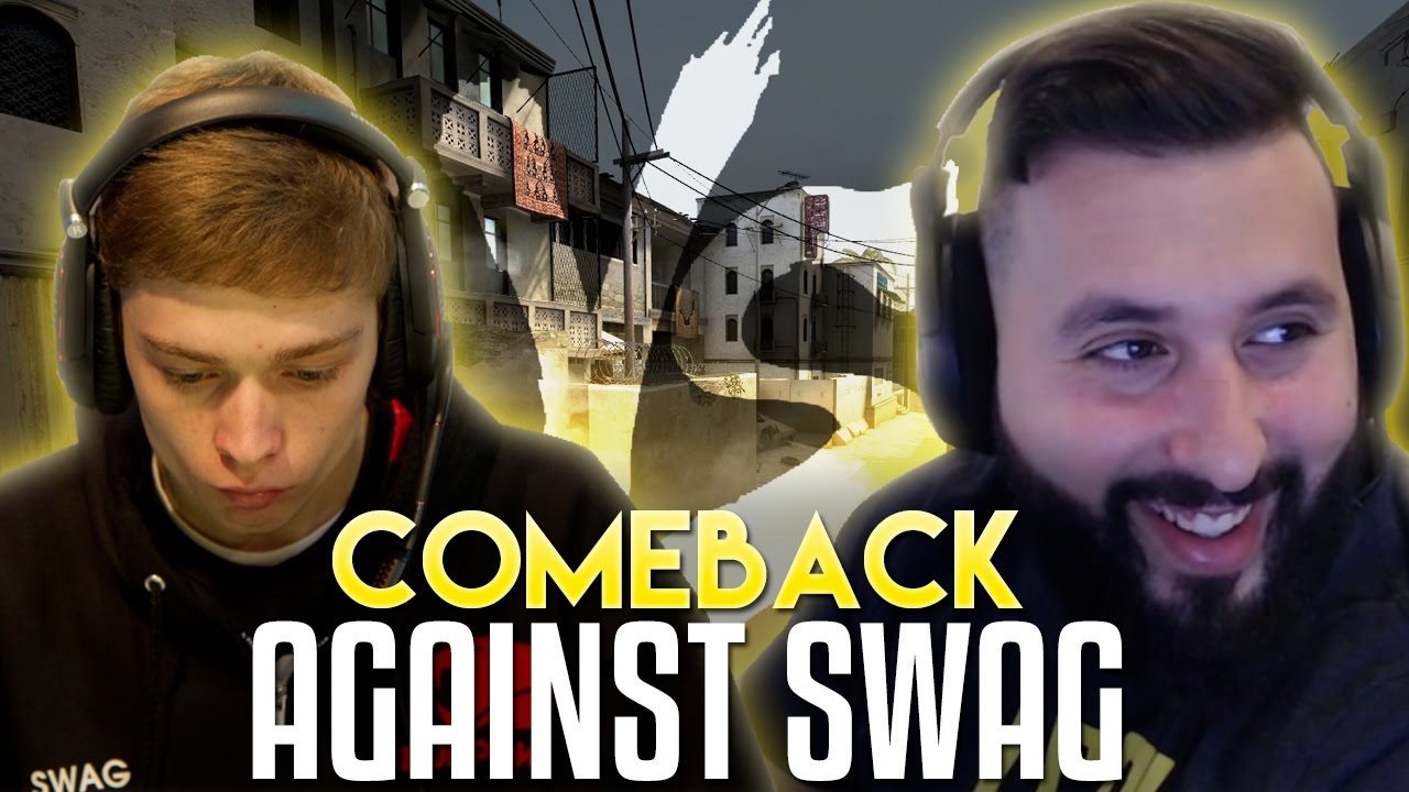COMEBACK AGAINST SWAG! CS:GO RANK S!