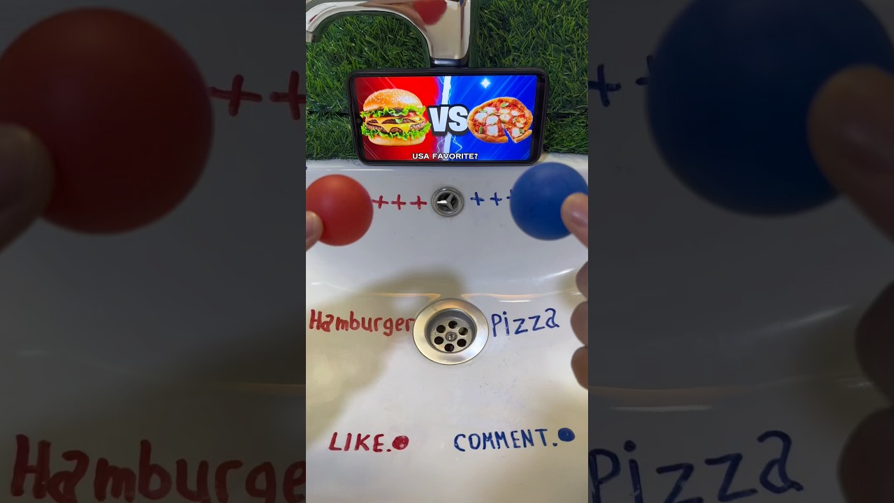 🍔 HAMBURGER 🇺🇸 VS 🍕 PIZZA 🇺🇸 &mdash; FOOD SHOWDOWN