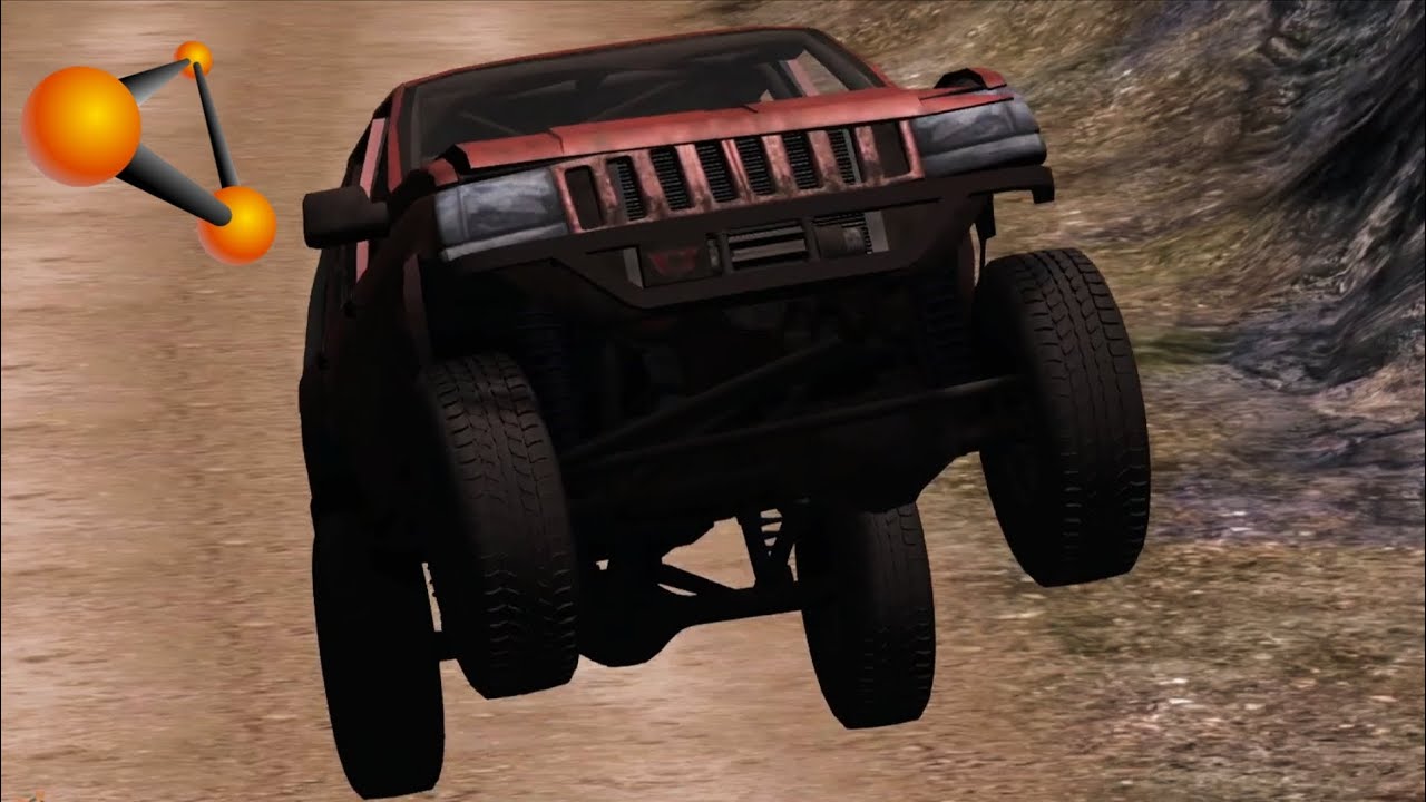 1994 Jeep Grand Cherokee Trail Ready (Crash-Test) | BeamNG.drive Alpha