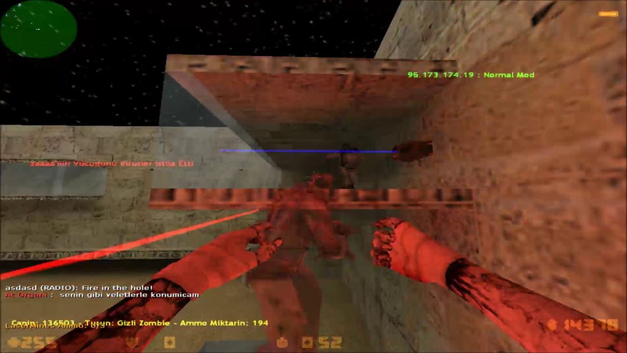 Cs 1.6 Zombie Lazer - zm_xopom_town