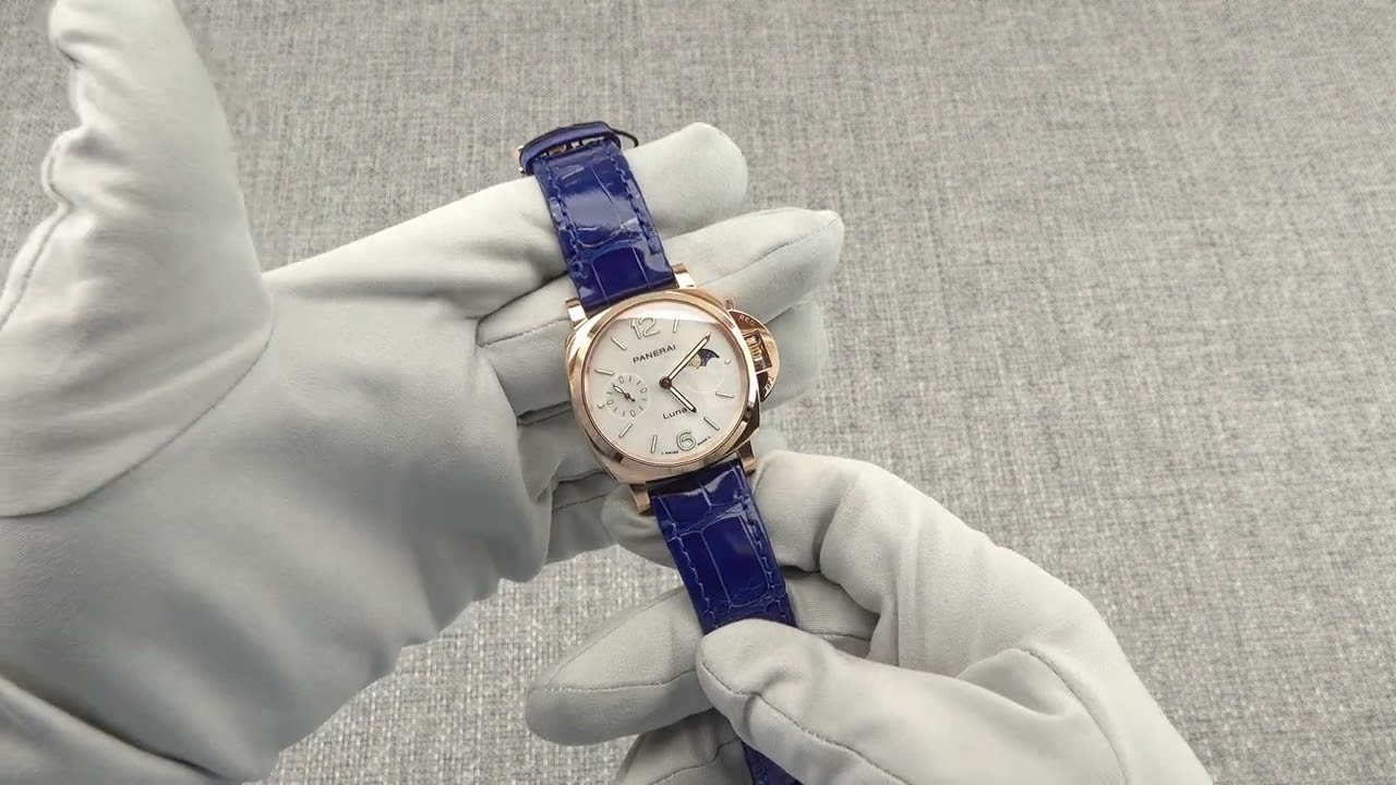 PANERAI Luminor Due Luna Goldtech PAM01181 Unboxing