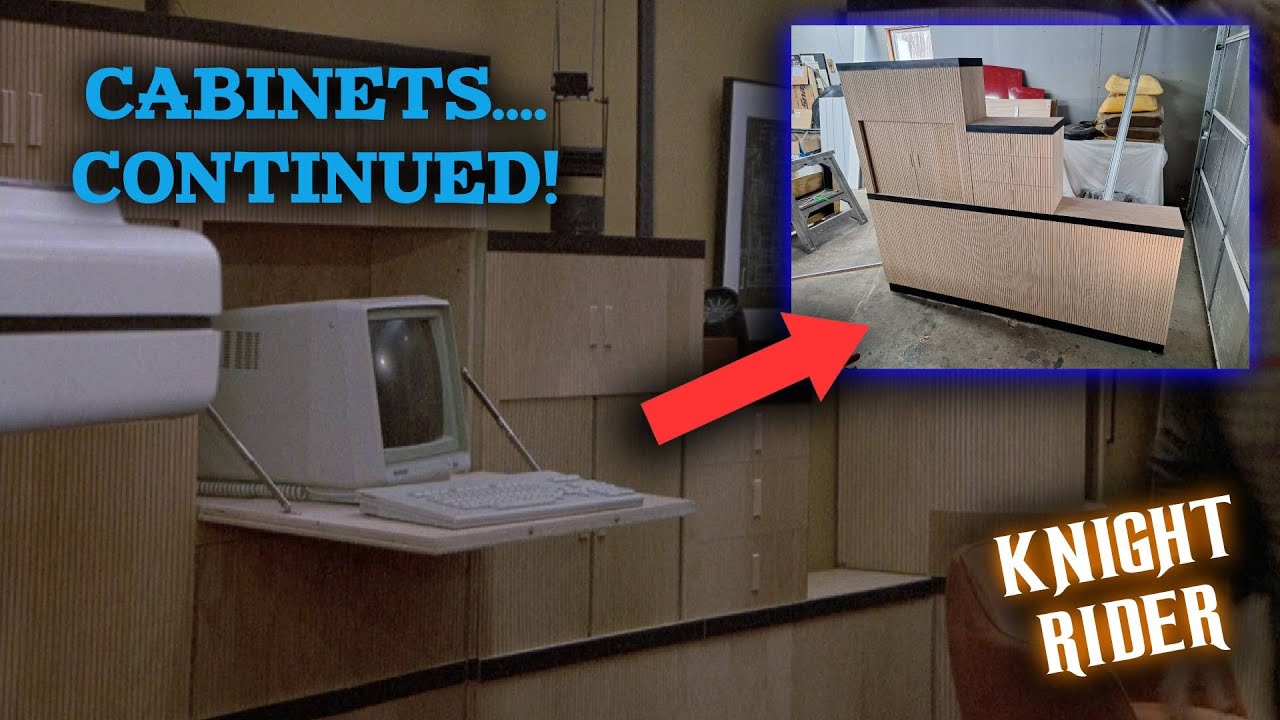 More Cabinets Built For the Screen Used Knight Rider Semi - And Help Us Find the Right Chair Fabric!