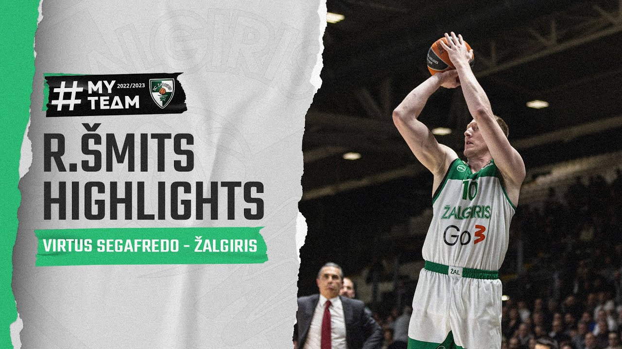 Rolands Smits highlights | Virtus - Zalgiris | 2023.01.10