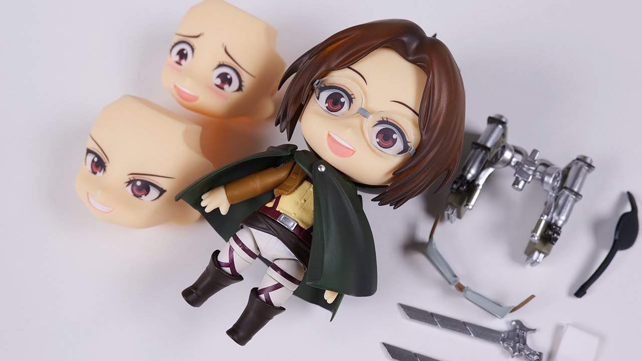 [ASMR UNBOXING] Nendoroid Hange Zoe (Attack on Titan) figure
