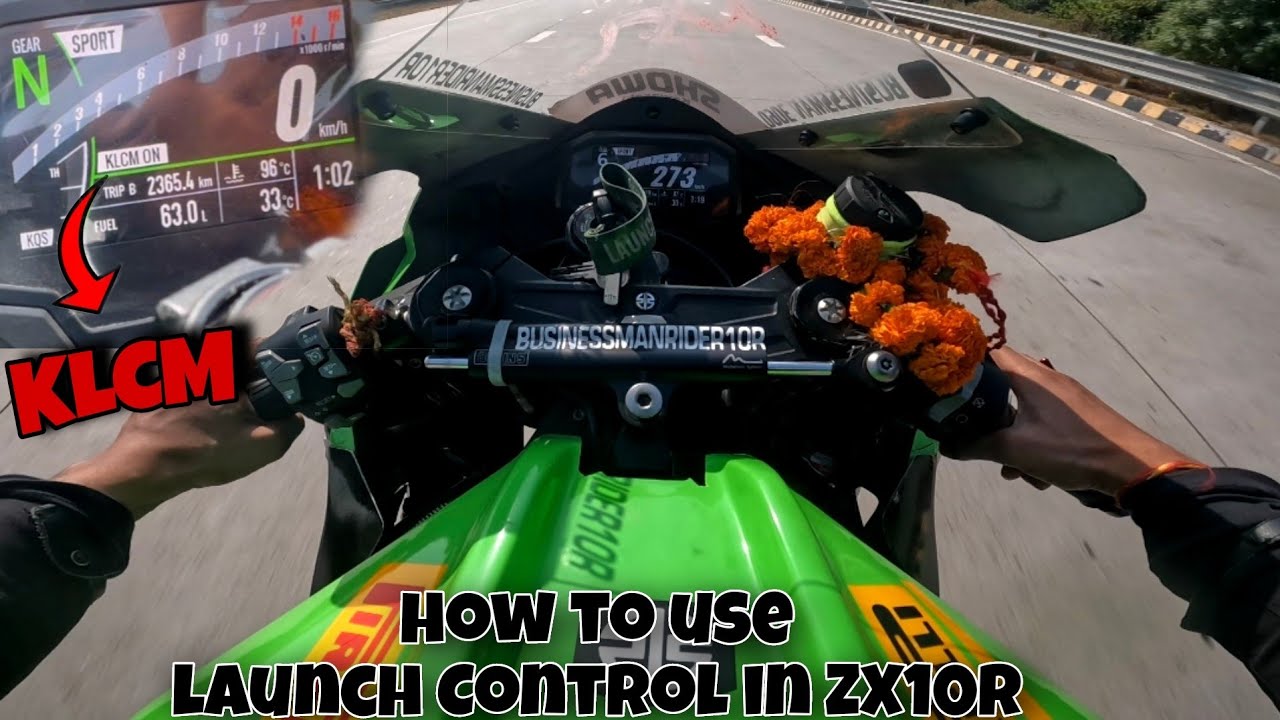 How to USE Launch Control in ZX10R || Kawasaki Ninja ZX10R || Full Throttle