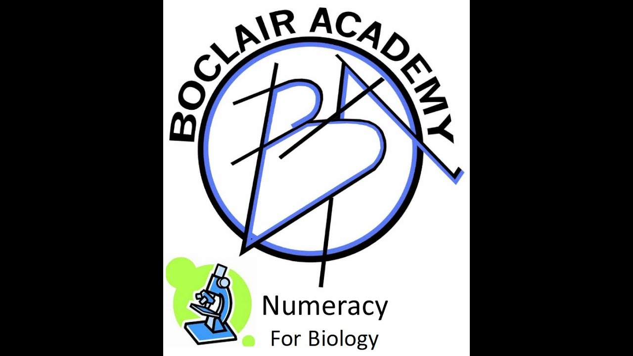Numeracy skills for National 5 Biology