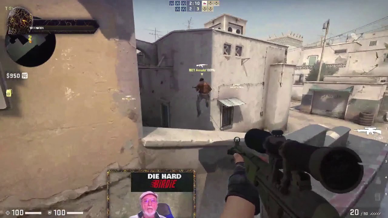 DieHardBirdie CSGO Triple kill through the scope  (Juice)